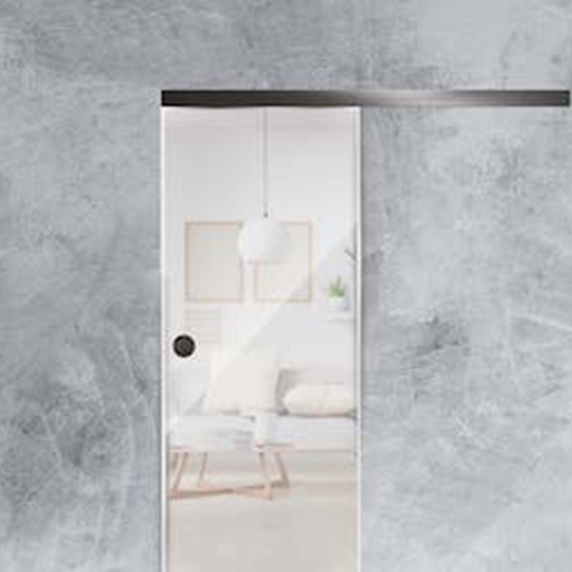 porte en verre coulissante - MILOS 1